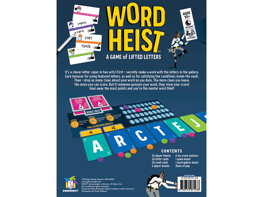 WORD HEIST Lifted Letters Game - Click Image to Close