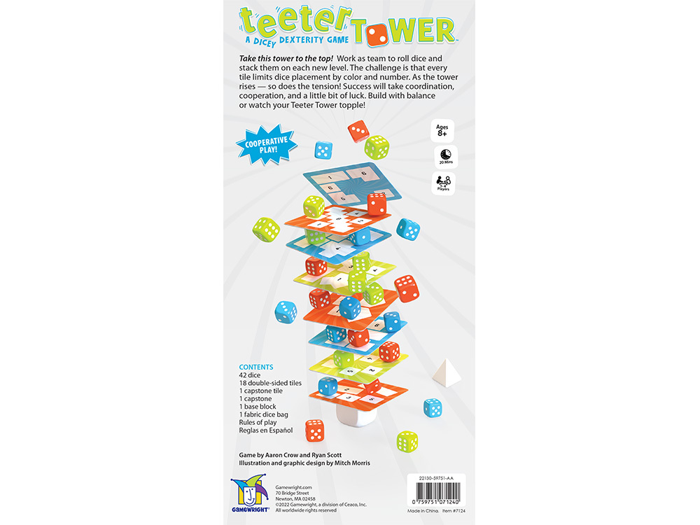 TEETER TOWER Dicey Dexterity G - Click Image to Close