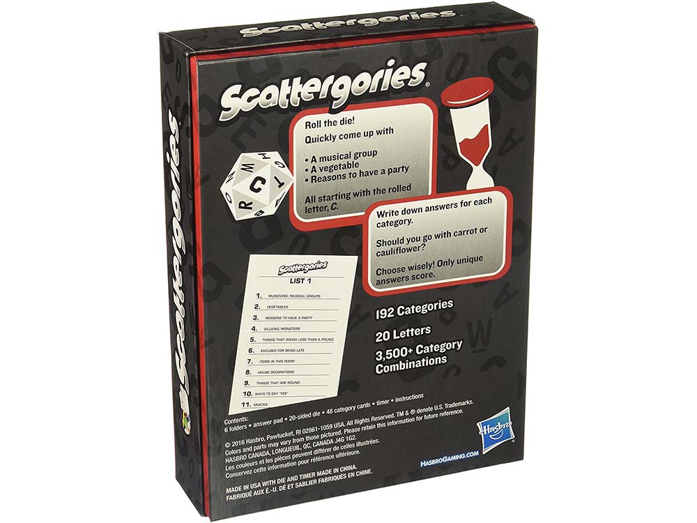 SCATTERGORIES - Click Image to Close
