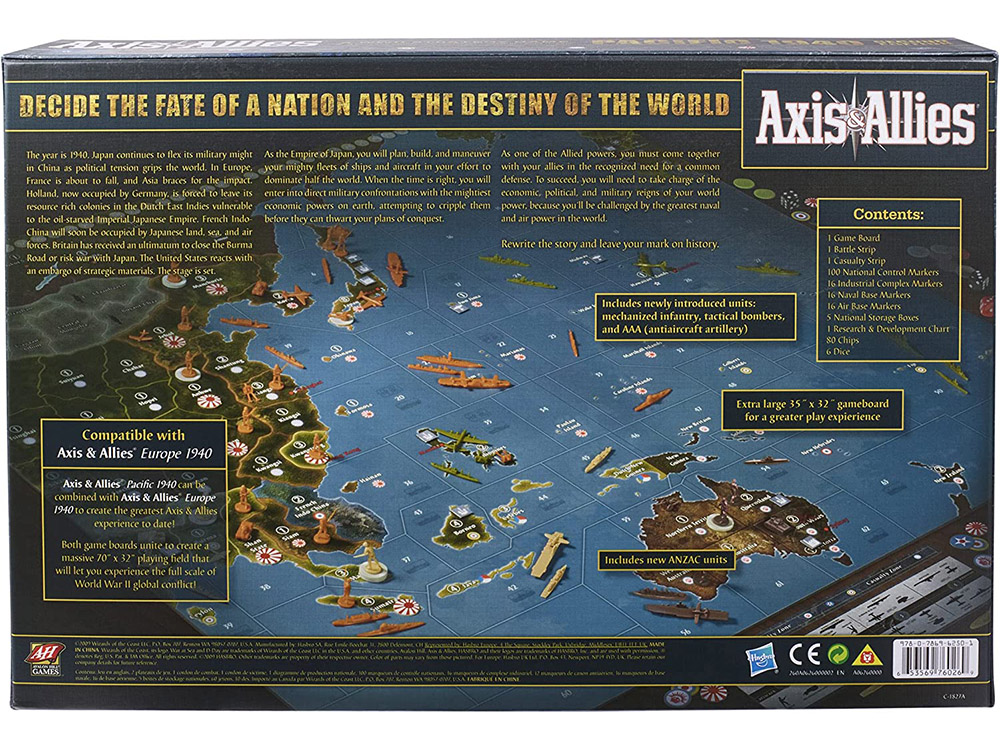 AXIS & ALLIES PACIFIC 1940 - Click Image to Close
