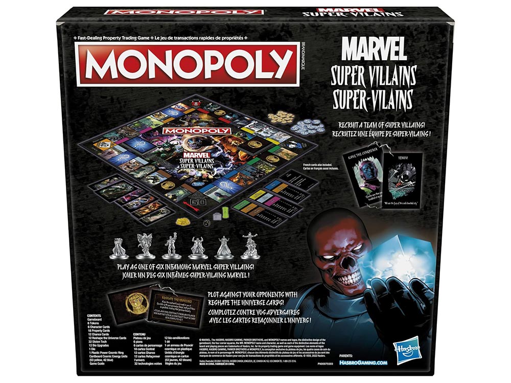 MONOPOLY MARVEL SUPER VILLAINS - Click Image to Close