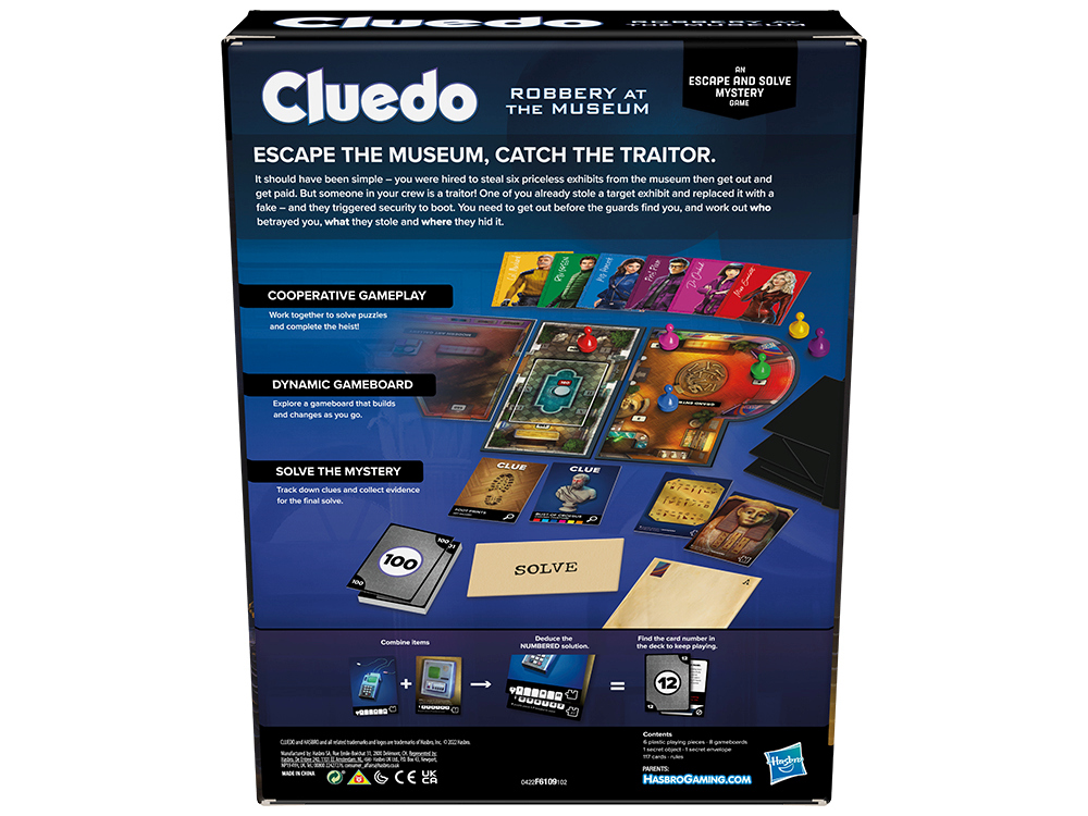 CLUEDO ROBBERY AT THE MUSEUM - Click Image to Close