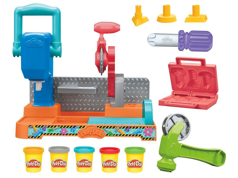 PLAYDOH STAMP & SAW TOOL BENCH - Click Image to Close