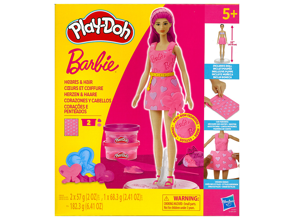 PLAYDOH BARBIE HEARTS & HAIR