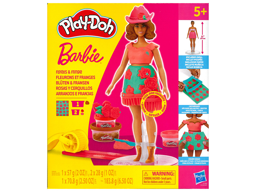 PLAYDOH BARBIE FLORALS/FRINGE