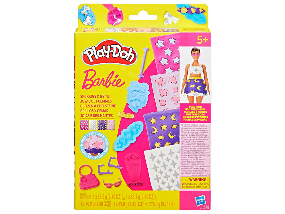PLAYDOH BARBIE SPARKLES/GEMS