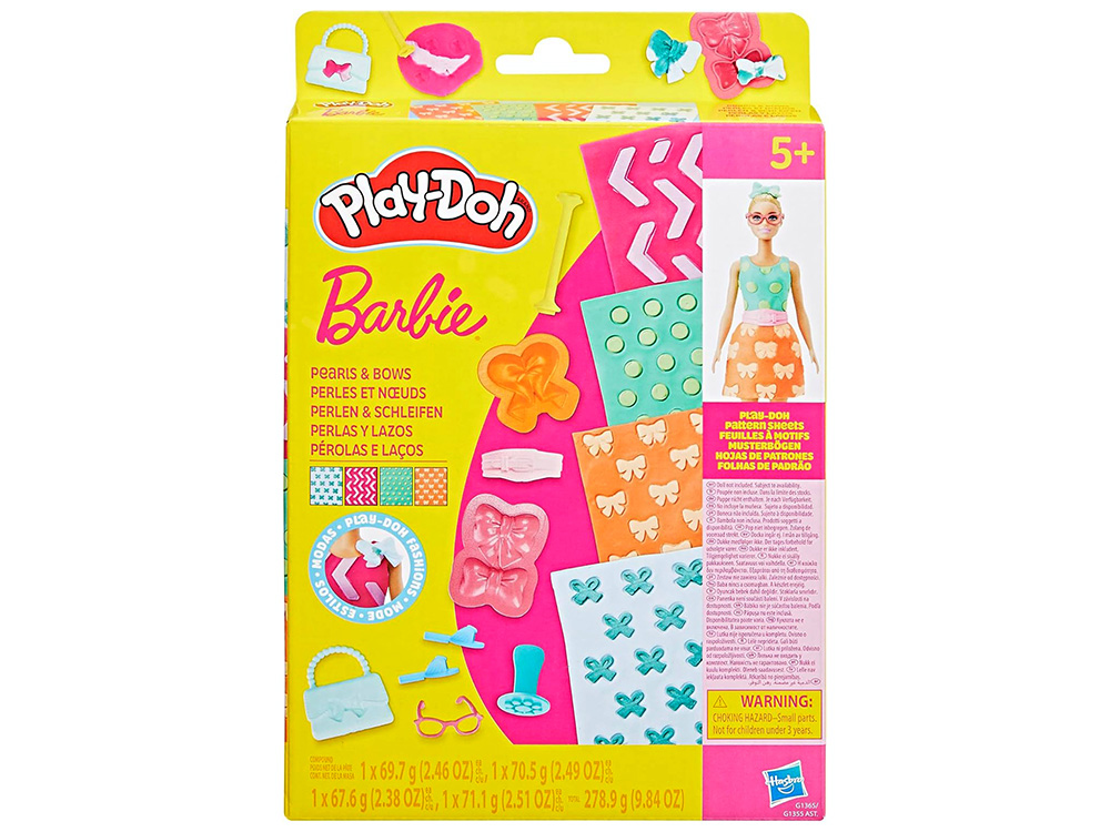 PLAYDOH BARBIE PEARLS & BOWS