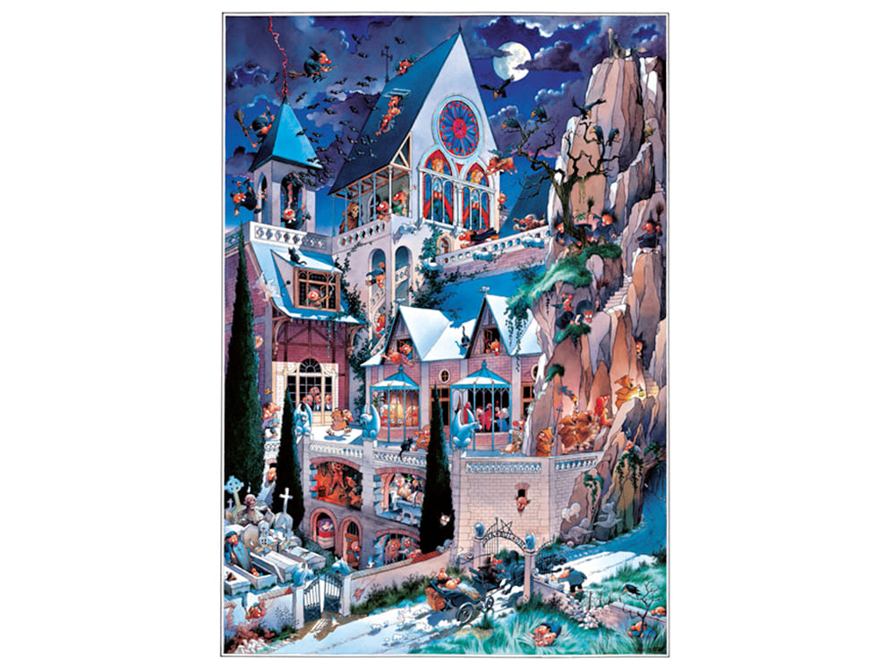LOUP, CASTLE OF HORROR 2000pc - Click Image to Close