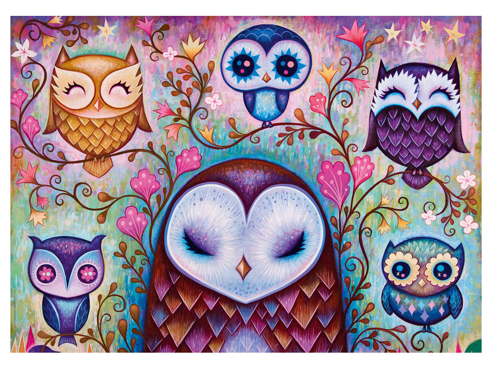 DREAMING, GREAT BIG OWL 1000pc - Click Image to Close