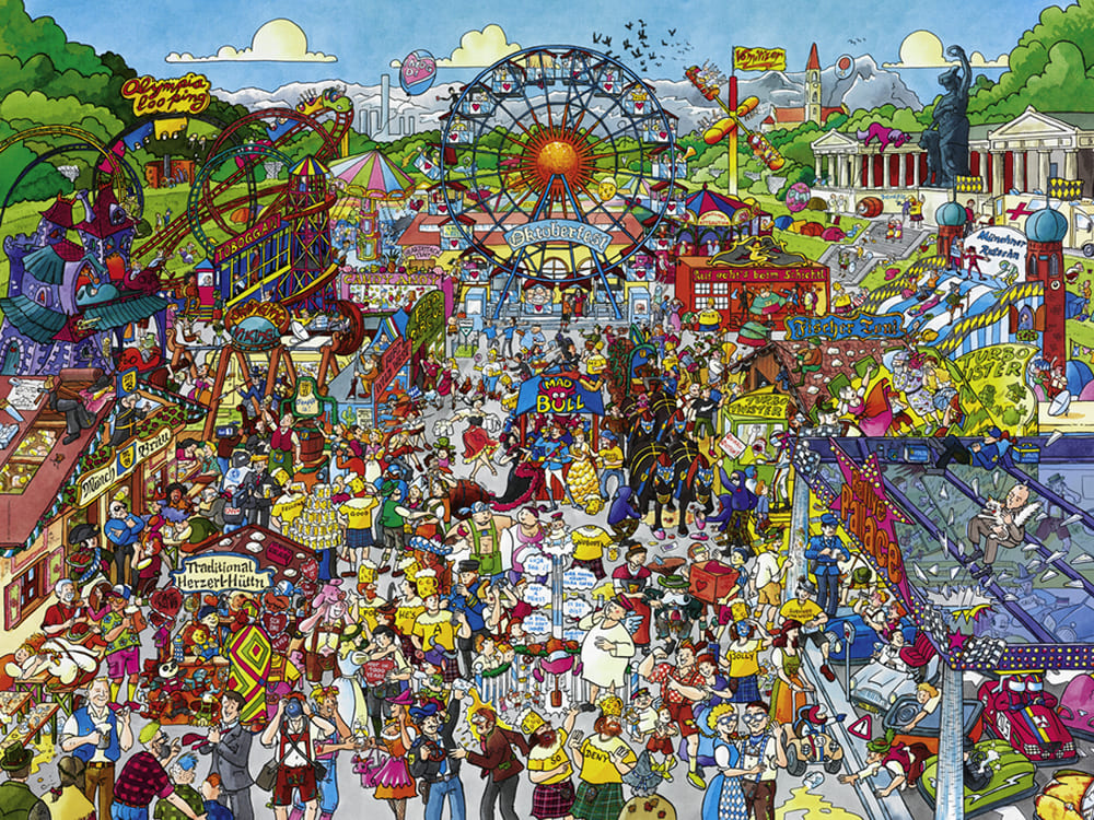 SCHONE, OKTOBERFEST 1500pc - Click Image to Close
