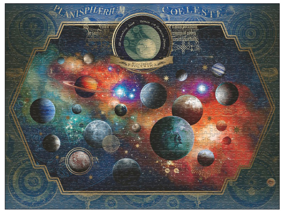 MAP ART, SPACE WORLD 1500pc - Click Image to Close