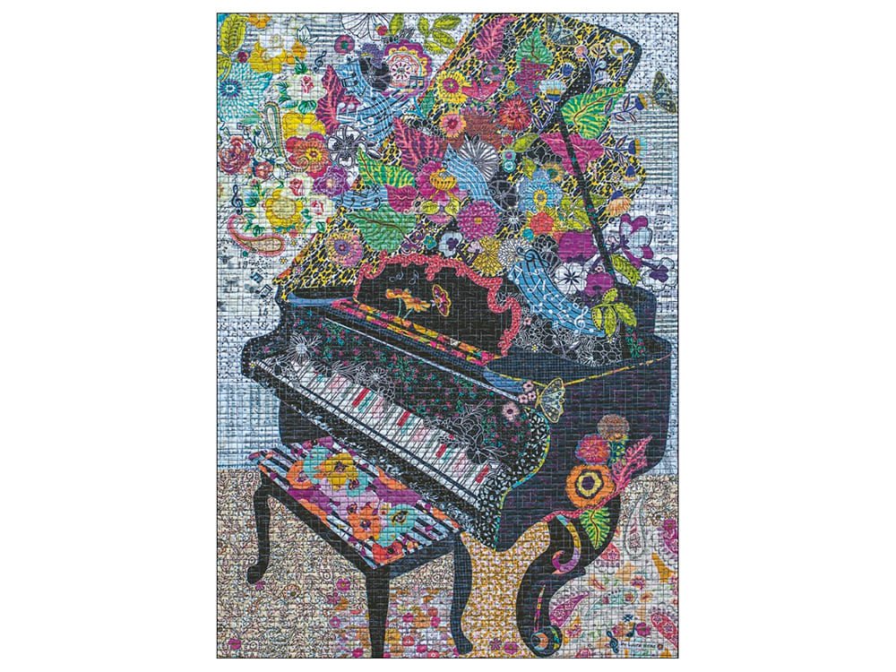 QUILT ART, SEWN PIANO 1000pc - Click Image to Close