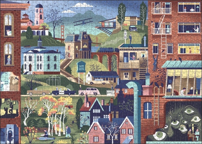 HITCHCOCK FILMS 1000pc - Click Image to Close