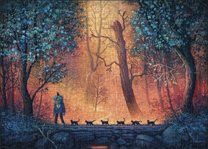 INNER MYSTIC WOODLAND 1000pc - Click Image to Close