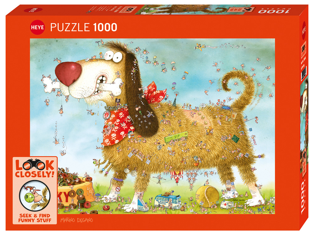 LOOK CLOSELY,AT THE DOG 1000pc