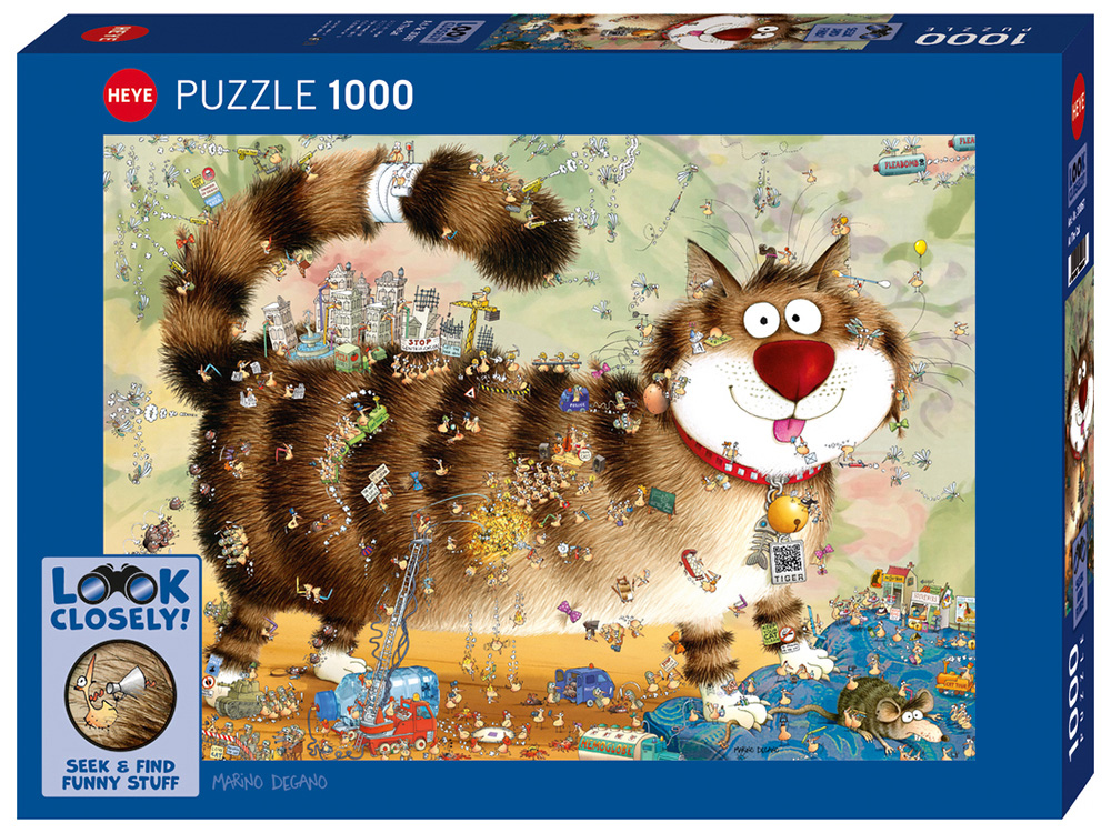 LOOK CLOSELY,AT THE CAT 1000pc