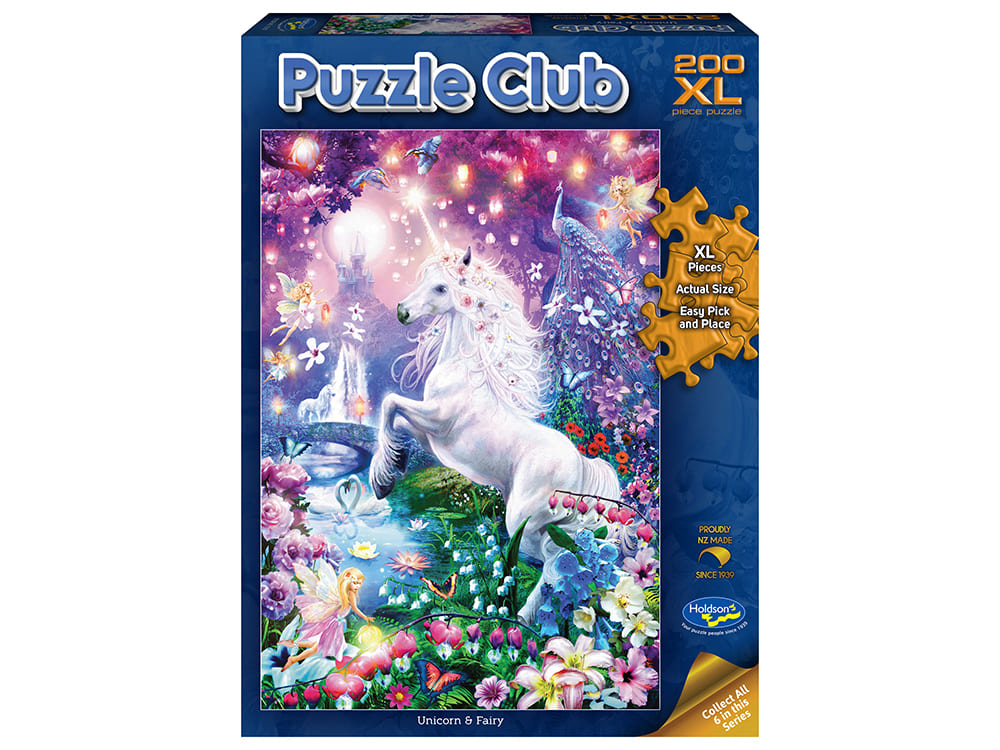 PUZZLE CLUB 200pcXL UNICORN - Click Image to Close