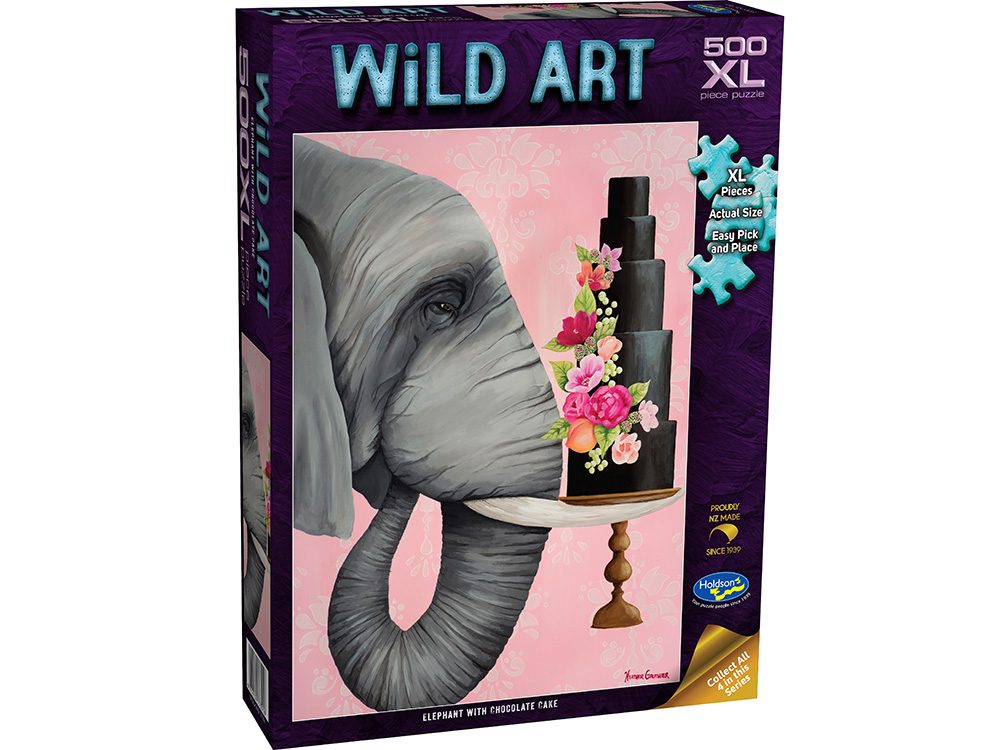 WILD ART ELEPHANT 500pcXL