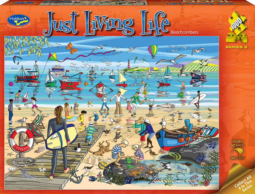 JUST LIVING LIFE 2 BEACHCOMERS - Click Image to Close