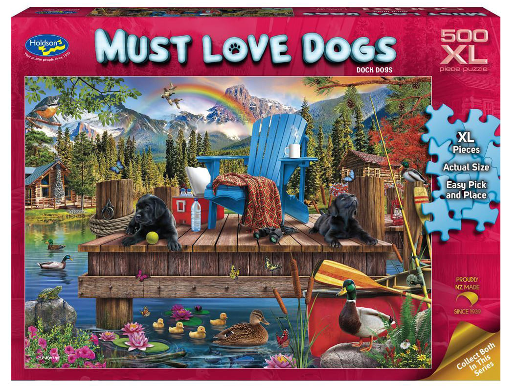 MUST LOVE DOGS DOCK 500pcXL - Click Image to Close