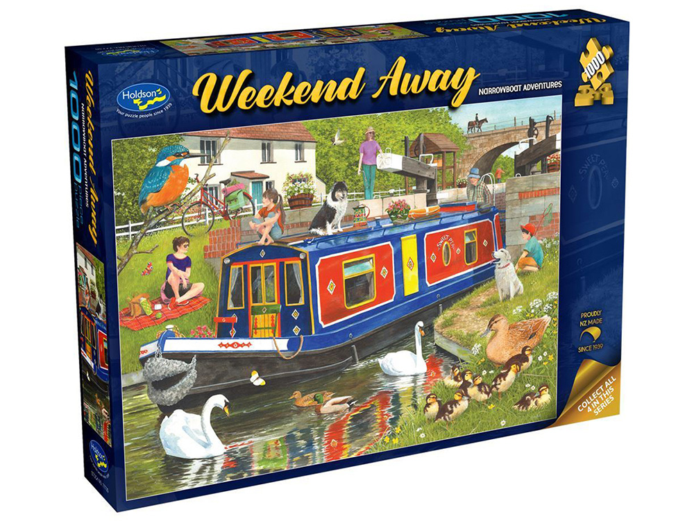 WEEKEND AWAY NARROWBOAT 1000pc