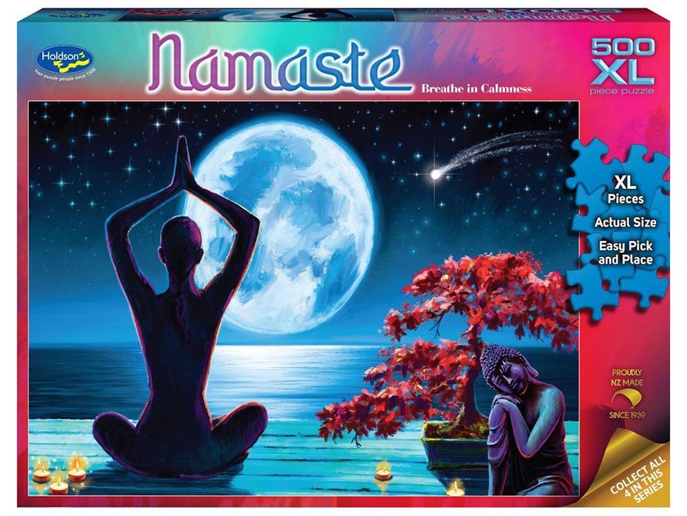 NAMASTE BREATHE IN CALM 500pcX - Click Image to Close