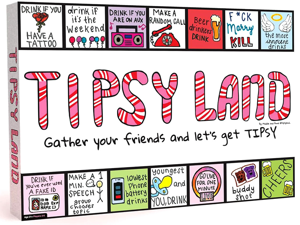 TIPSY LAND Drinking Game