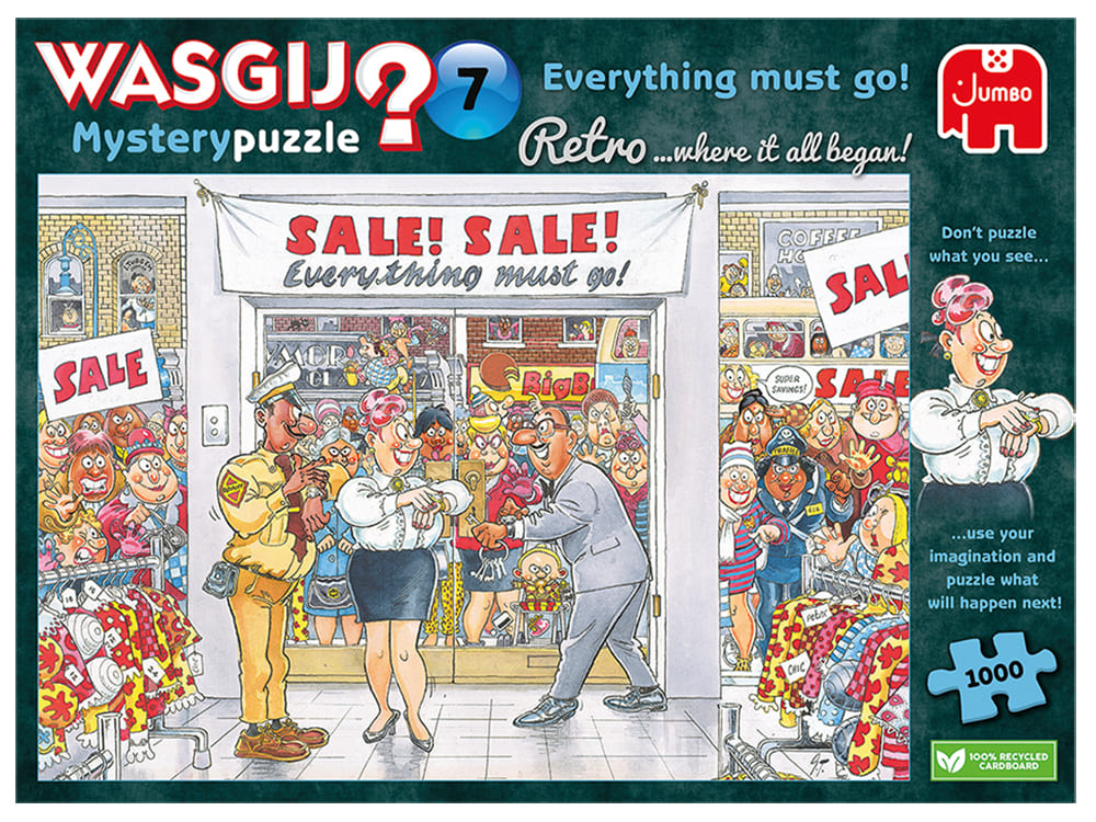 WASGIJ? RETRO MYSTERY 7 1000pc - Click Image to Close