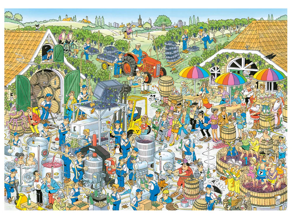 JVH THE WINERY 1000pc - Click Image to Close