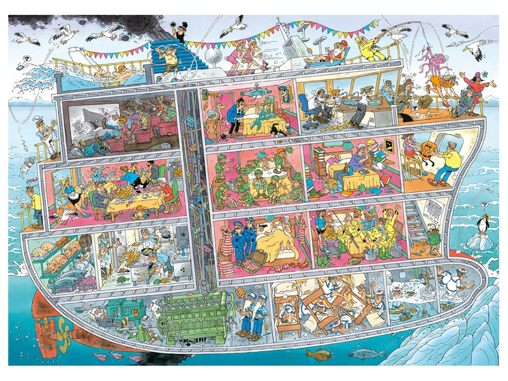 JVH CRUISE SHIP 1000pc - Click Image to Close