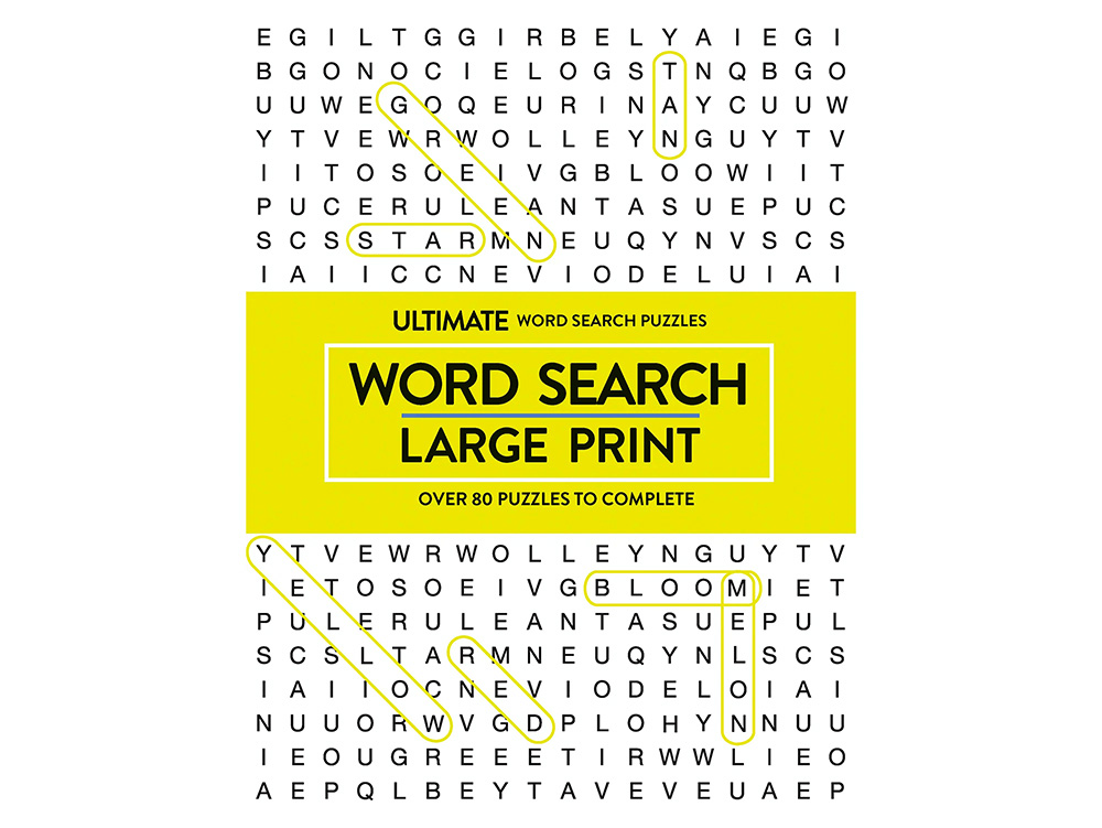WORD SEARCH LARGE PRINT