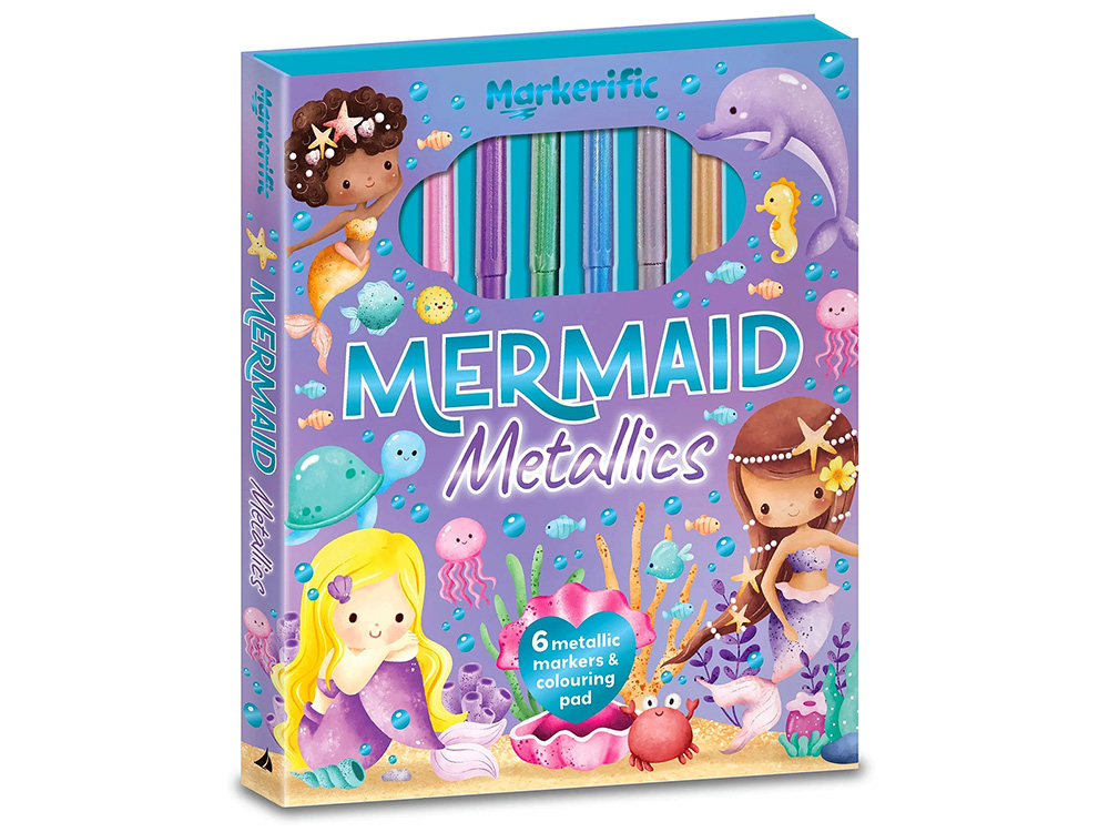 MERMAID COLOURING PAD