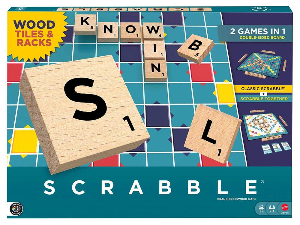 SCRABBLE GAME WOODEN TILES