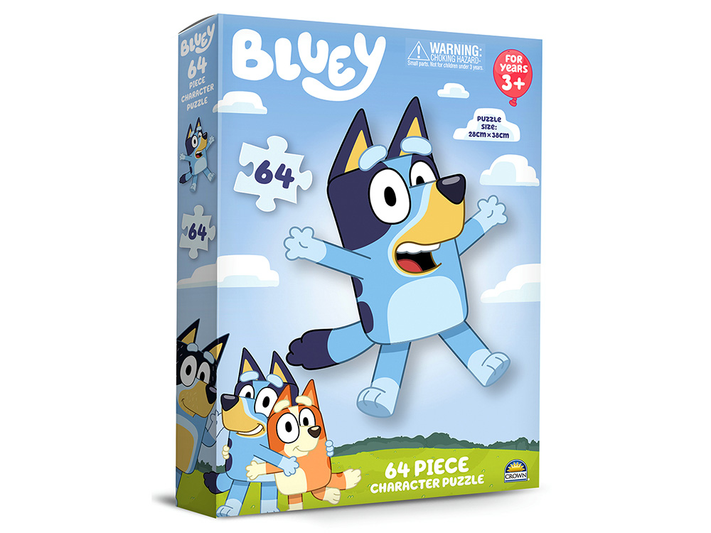 BLUEY 64pc JIGSAW 28cm x 38cm