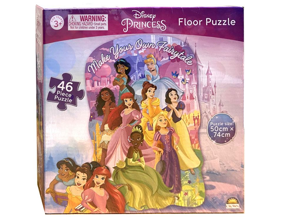 DISNEY PRINCESS FLOOR PUZ 46pc