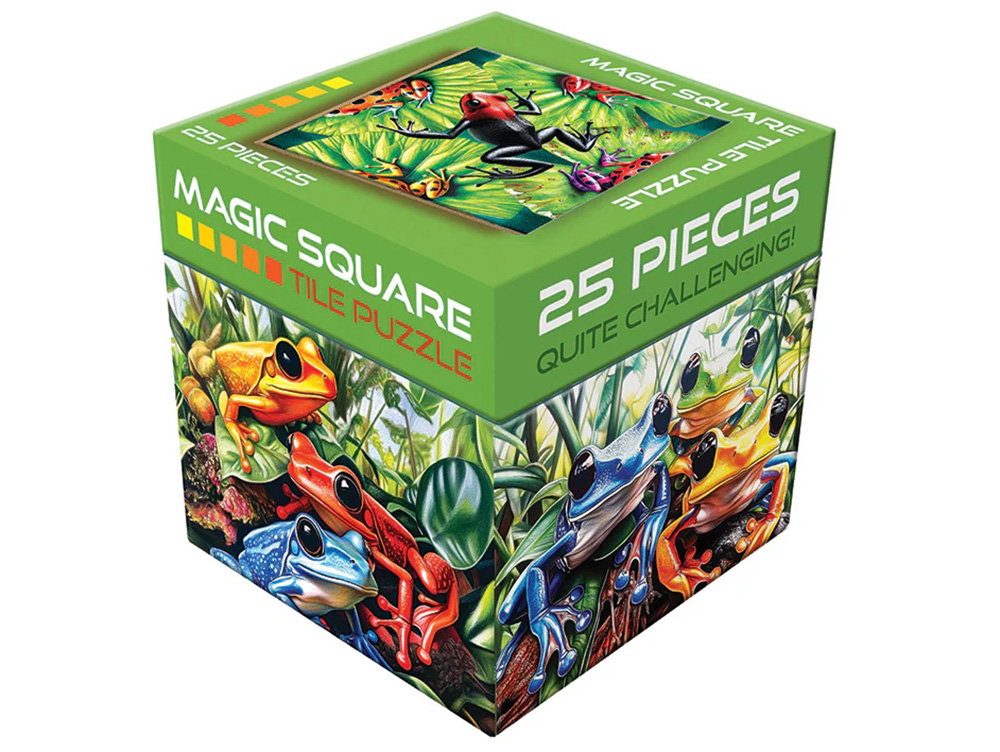 MAGIC SQUARE PUZZLE: FROGS