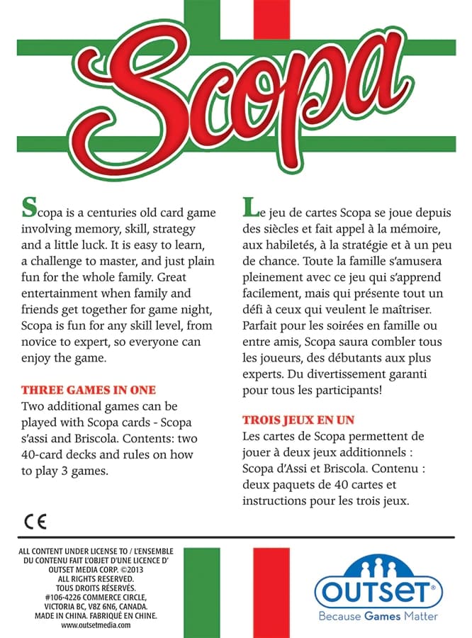 SCOPA (Double Deck) - Click Image to Close