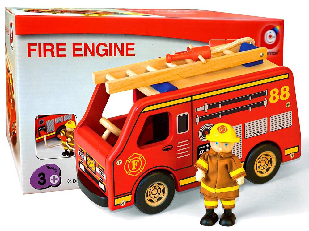 FIRE ENGINE w/FIREMAN