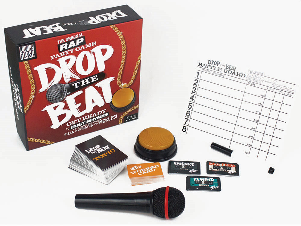 DROP THE BEAT Rap Party Game - Click Image to Close