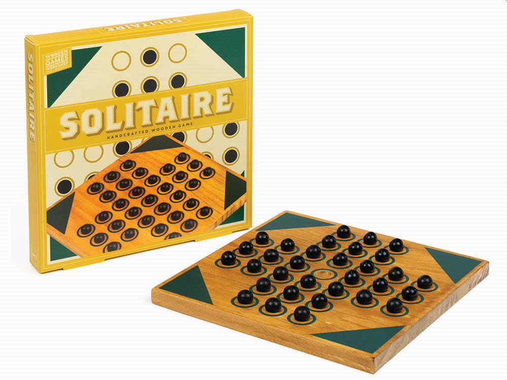 SOLITAIRE (Wood Games W/Shop) - Click Image to Close