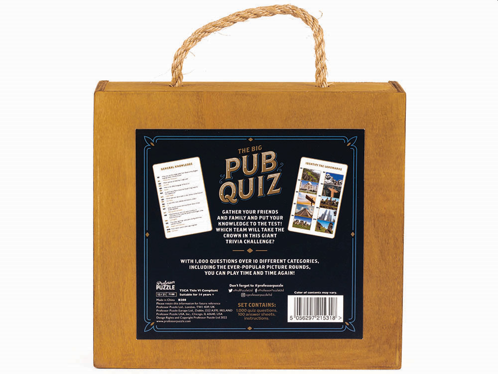 PUB QUIZ - 1,000 QUESTIONS! - Click Image to Close