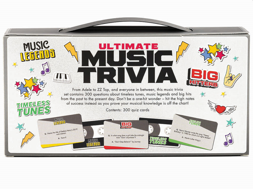 ULTIMATE MUSIC TRIVIA Card Gm. - Click Image to Close