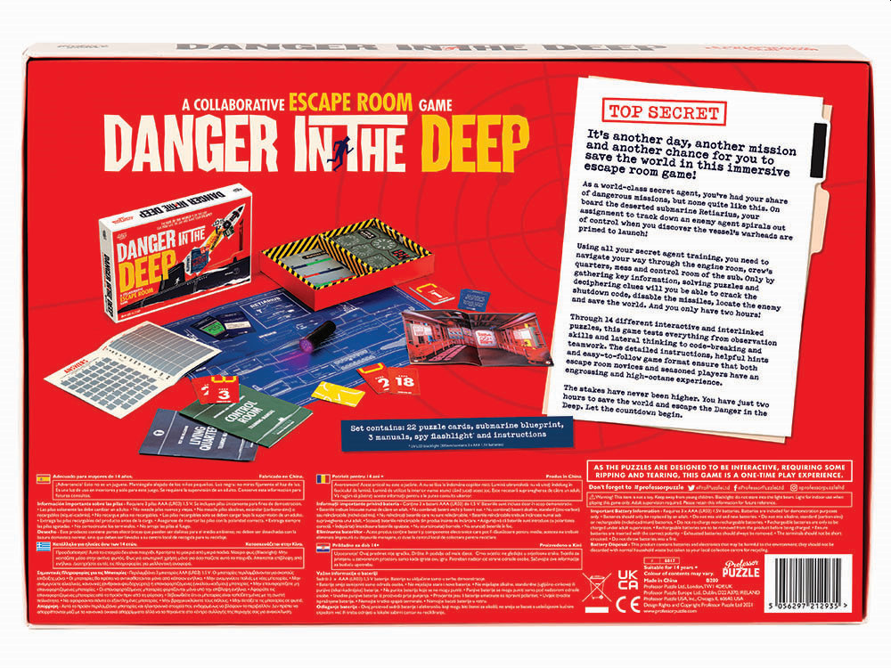 ESCAPE ROOM DANGER IN THE DEEP - Click Image to Close