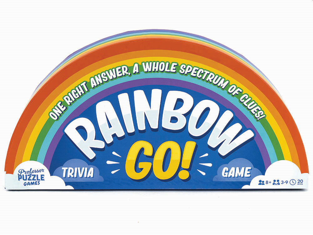 RAINBOW GO Fast-Pace Trivia Gm - Click Image to Close