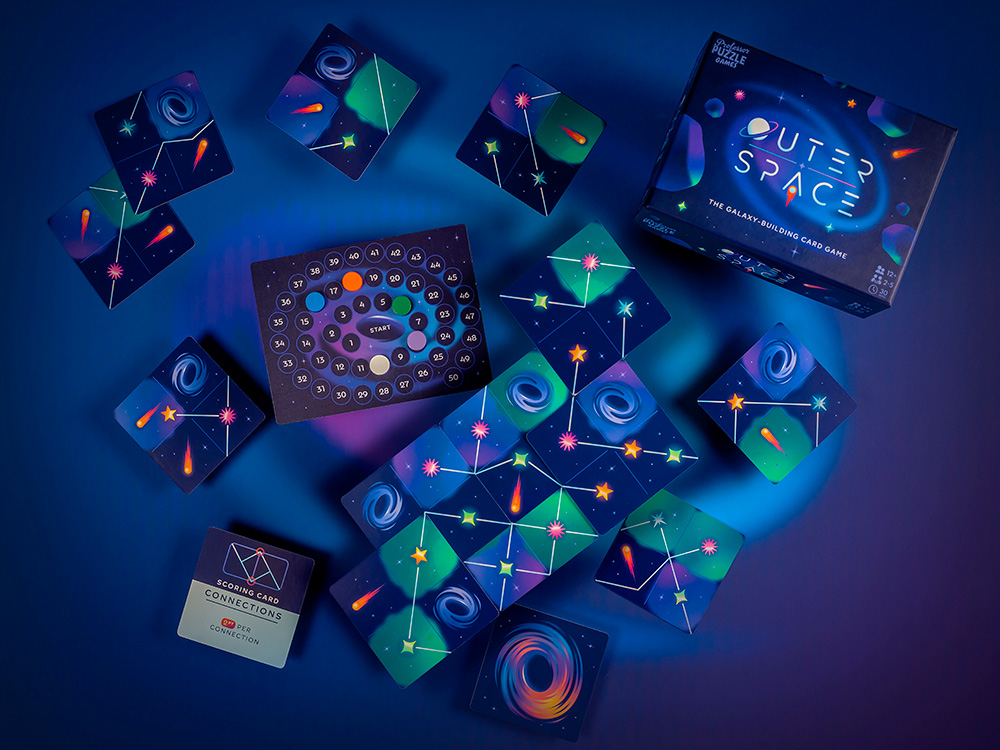 OUTER SPACE Galaxy Card Game - Click Image to Close