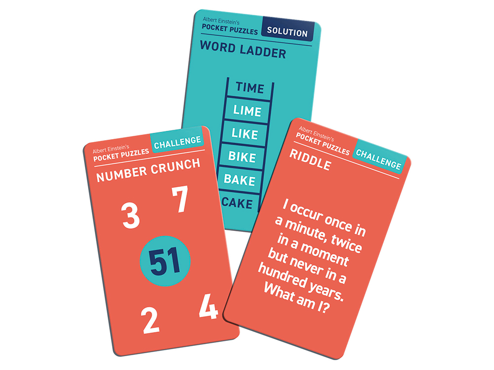 EINSTEIN'S POCKET PUZZLES - Click Image to Close