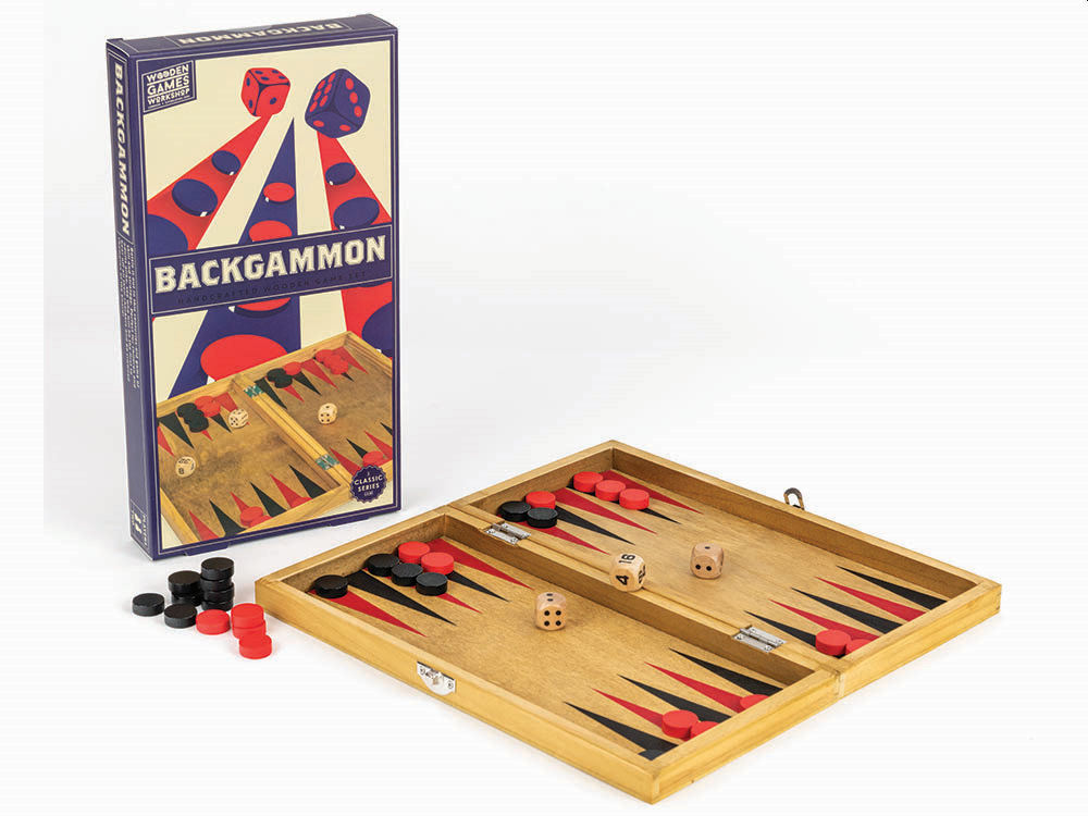 BACKGAMMON (Wood Games W/Shop) - Click Image to Close