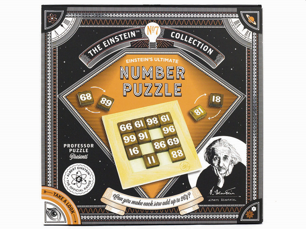 EINSTEIN'S NUMBER PUZZLE - Click Image to Close