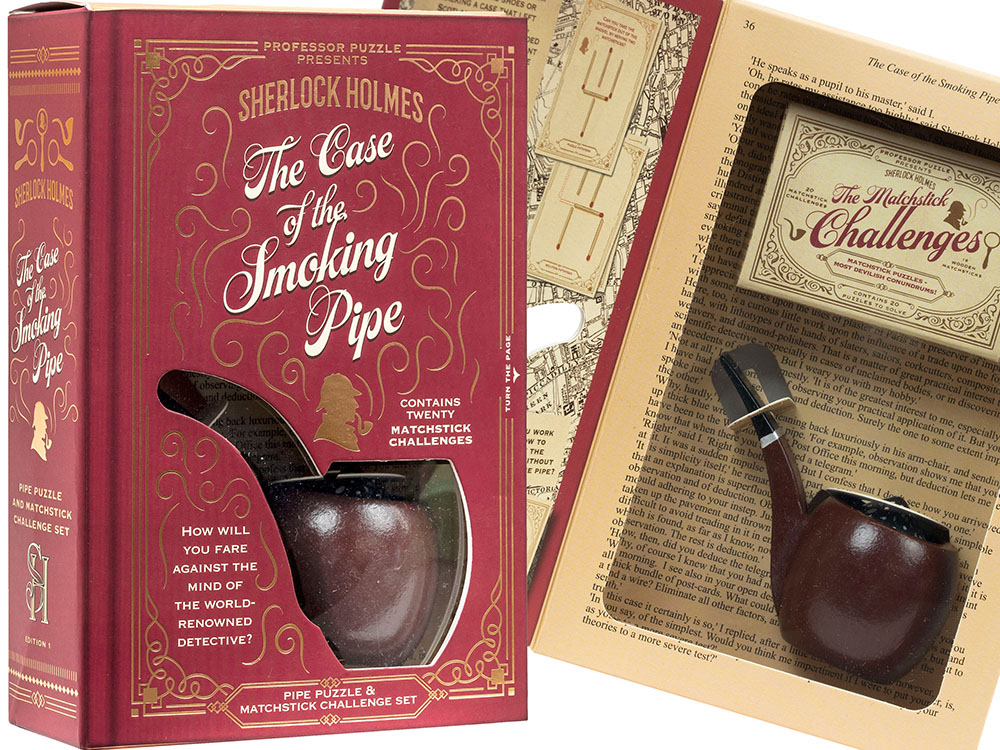 Sherlock Holmes THE CASE OF THE SMOKING PIPE Professor Puzzle 