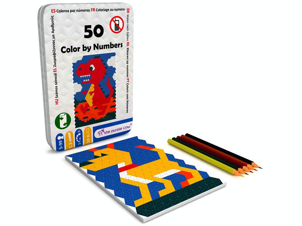 50 COLOUR BY NUMBERS, Tin
